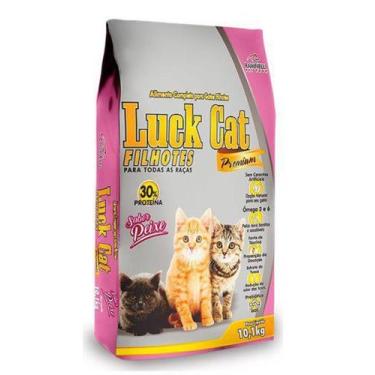 Imagem de Ração Luck Cat Para Gato Filhote Sabor Peixe 10.1Kg