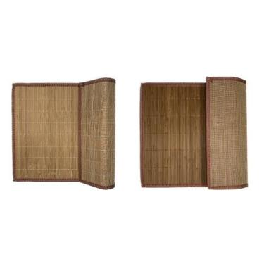 Imagem de 2 Esteira Jogo Americano De Bambu 30x45cm para mesa - Clink