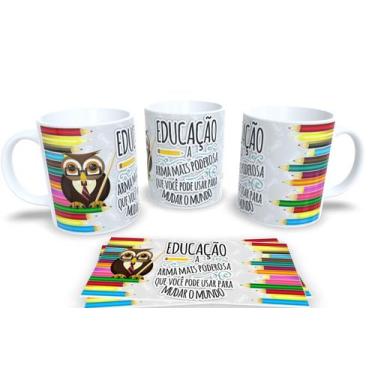 Imagem de Canecas Personalizadas dia dos Professores - Estampa Sublimada, Mod.11