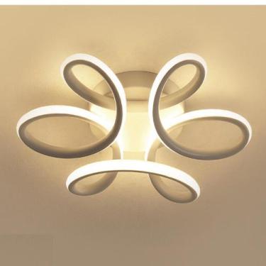 Imagem de Luminária De Teto Plafon Led Moderna Lustre para Corredor Sala Quarto 