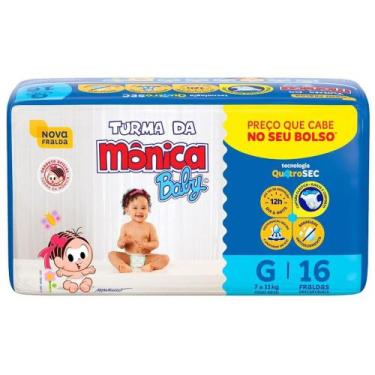 Imagem de Fraldas Turma da Mônica Baby Jumbinho G