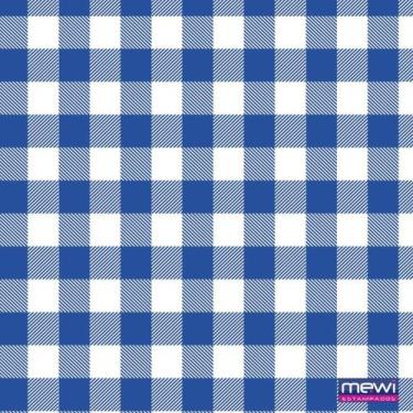 Imagem de TNT Estampado 1,40M X 25M Xadrez Azul Royal 40G - Mewi