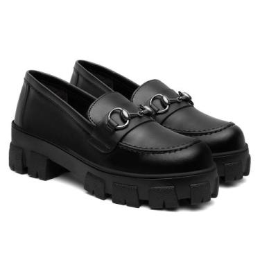 Imagem de Sapato Mocassim Feminino Confortável e Estilosa - Dallu Calçados , Pre