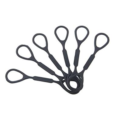 Imagem de 6 peças de anel de silicone para trompete Yootones compatível com acessório de trompete Yamaha Bach Conn King (preto)