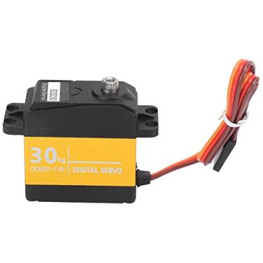 Imagem de Servo Digital de Metal Rc, Servo Digital de Metal de 30kg Com Engrenagem de Aço Inoxidável Cnc para Carro e Barco de Controle Remoto Rc 1/8 1/10