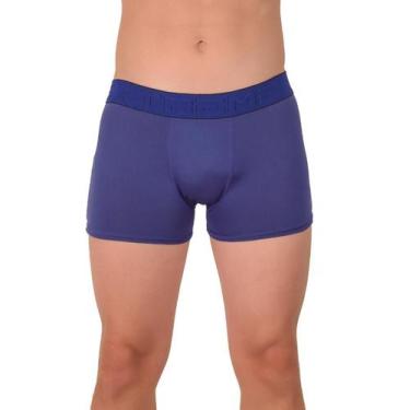 Imagem de Cueca boxer juvenil de microfibra - Vip Lingerie, P, Azul