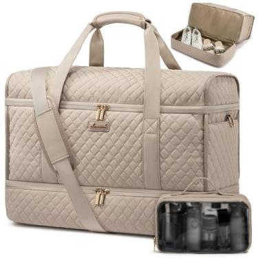 Imagem de Bolsa Weekender LOVEVOOK Grande para Mulheres - Compartimento para Sap