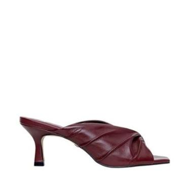 Imagem de Tamanco Carrano Open Mule Twist Salto Fino Couro-Feminino