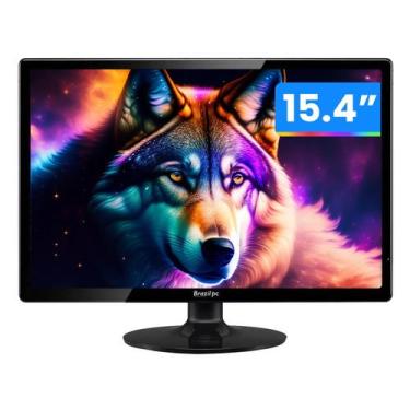 Imagem de Monitor LED Widescreen 15.4" Brazilpc 15BPC-KAN HDMI - BRAZIL PC