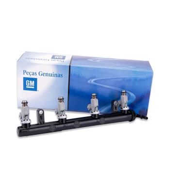 Imagem de Flauta Injecao 4 Bicos Injetores 1.0 Flex Vhce Pecas Genuinas Gm Prisma /celta /corsa