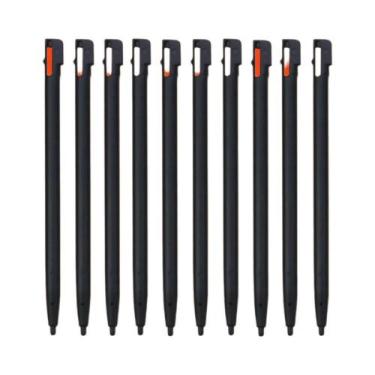 Imagem de 10 Canetas Stylus Metálicas Telescópicas para Nintendo 2DS/3DS/DS - To