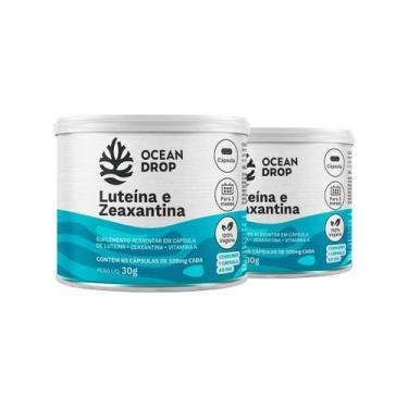 Imagem de Kit 2 Luteína E Zeaxantina Ocean Drop Vegana 60 Cápsulas