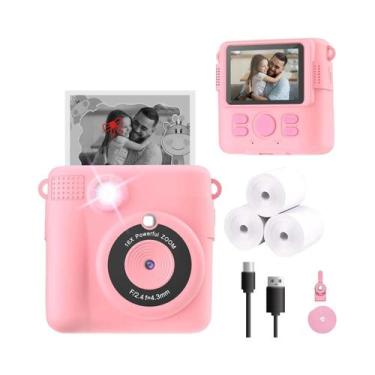 Imagem de Câmera Instantânea Infantil HD Digital Com Vídeo Portátil Para Meninas