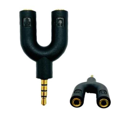 Imagem de Cabo Adaptador XCELL P2 Para Dois P3 Fone e Microfone