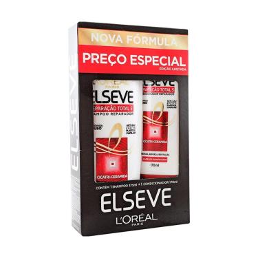 Imagem de Kit Elseve Shampoo 375ml + Condicionador Reparação T5 170ml