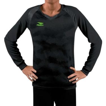 Imagem de Camisa Penalty Goleiro Delta 127 Juvenil - Preto 8-Unissex