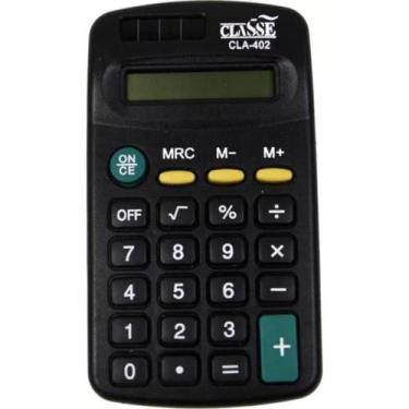 Imagem de Calculadora Compacta Escritório Comércio E Escola Ideal Uso - Blackwat