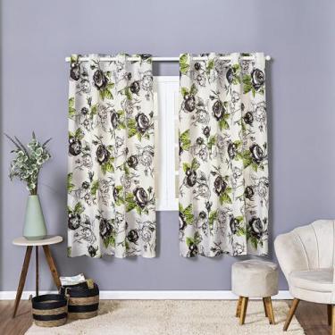 Imagem de Cortina Baggio Tecido Gorgurinho Estampado 2,80x1,70 Metros - Vitor Bo