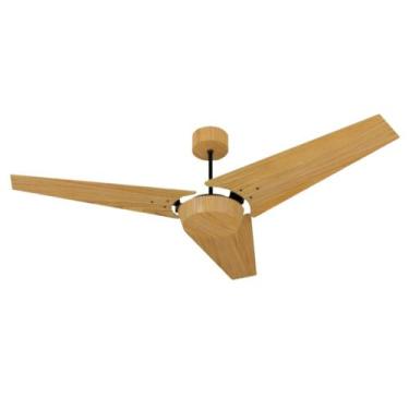 Imagem de Ventilador de Teto Natuvent Callis No Light 3 Pás Madeira Freijó, 220V