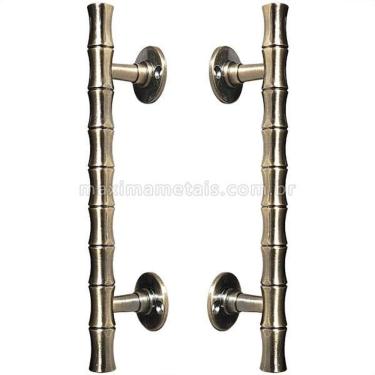 Imagem de Puxador Duplo Porta Pivotante Correr Rústico Element Bronze