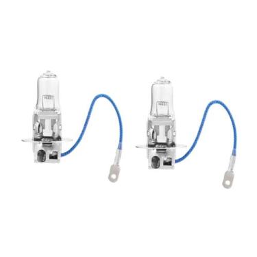 Imagem de Kit 2 Lâmpadas Halógena H3 100w 12v Automotiva 3200K Farol de Neblina 