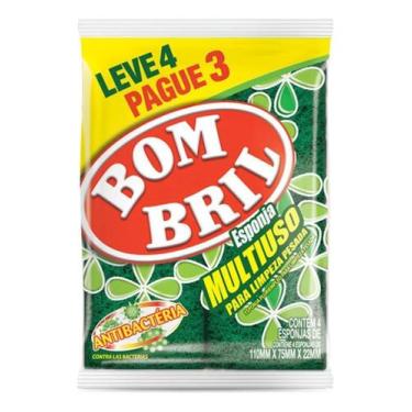 Imagem de Kit c/ 6 Esponja Bombril Multiuso 4un - Bom Bril