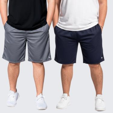Imagem de 2 Bermuda Plus Size Dry Short Esporte Treino Estilo-Masculino