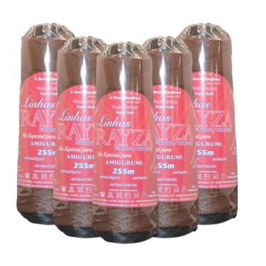 Imagem de Linha Rayza Ideal para Amigurumi - Tex 288 - Cor 023 Marrom