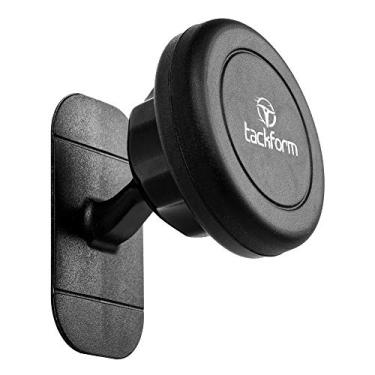 Imagem de Suporte magnético para celular – TACKFORM [suporte aderente] V.2.0 com ímãs N52 [para carro, cozinha, cabeceira, banheiro] Suporte no painel com adesivo adesivo autêntico 3M, para telefones, tablets e