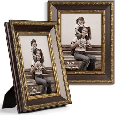 Imagem de Momentworth Moldura dourada 12 x 18 cm - Bronze antigo - Moldura vintage ornamentada 12 x 18 cm com vidro temperado e moldura de 3,8 cm de largura - Exibe fotos de 12 x 18 cm, impressões de arte em