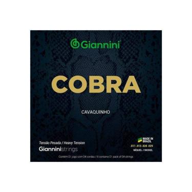 Imagem de Encordoamento Para Cavaquinho Aço Tensão Pesada Série...