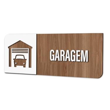 Imagem de Placa de Sinalização Indicativa - Garagem