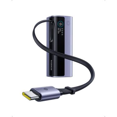 Imagem de Notebook Power Bank Baseus de 20.000 mAh 145 W com cabo retrátil