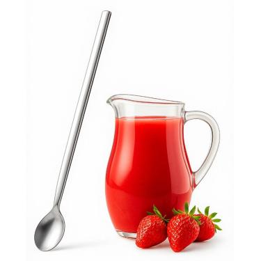 Imagem de Colher Bailarina Misturadora Profissional em Aço Inox p/ Drinks e Coquetéis