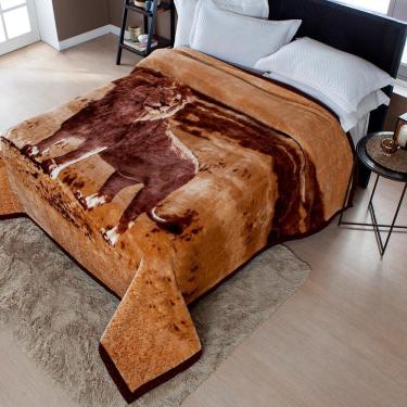 Imagem de Cobertor Grosso E Quente Casal Antialérgico Raschel Estampas