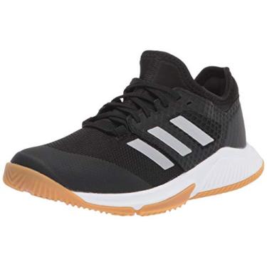 Imagem de adidas Tênis de vôlei feminino Court Team Bounce, Núcleo preto/prata met./Ftwr branco, 5