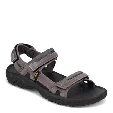 Imagem de Teva Sandália masculina Hudson para caminhada, Cinza escuro, 38