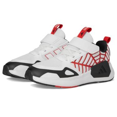 Imagem de adidas Tênis esportivo unissex infantil Marvel Spider-Man Runner (criança pequena), Branco/Vermelho/Preto, 16