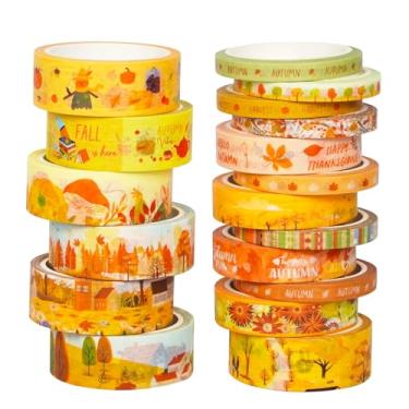 Imagem de Conjunto de adesivos Washi com estampa dourada de flores sazonais, adesivos de bronzeamento decorativos para artes faça-você-mesmo, materiais de diário, scrapbook, cartão, embrulho de presente