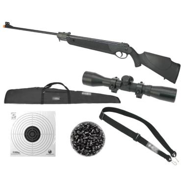 Imagem de Carabina Pressão Dione Nitro 4g 5,5 55kg Rossi 4x32 Kit Pro