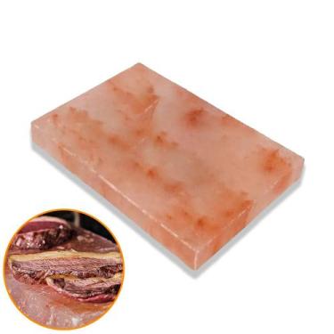 Imagem de Pedra Chapa Sal Rosa Do Himalaia Culinária Churrasco 30x20cm - Equilib