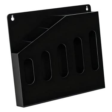 Imagem de DimyFew Organizador de Acrílico Reutilizável para Portas de Armários, Escorredor de Pratos para Armários, Preto