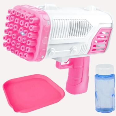 Imagem de Soprador de máquina de bolhas pistol de bolhas de 36 furos lançador - 