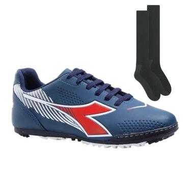 Imagem de Kit Chuteira Society Diadora Mondiale França + Me-Masculino