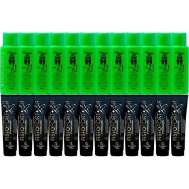 Imagem de Kit 12 Pomada Fisiofort Premium 150G + 12 Gel Detonador - Bio Instinto