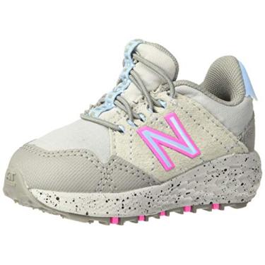 Imagem de New Balance Tênis de corrida feminino Fresh Foam Crag V1, Nuvem de chuva/céu de verão/peônia clara, 18