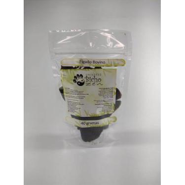 Imagem de Fígado Bovino Desidratado para Pets - 40g - Universo Bicho Zen