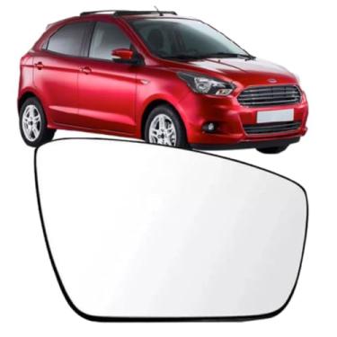 Imagem de Lente Retrovisor Com Base Ka 2015 Ate 2018 Lado Esquerdo