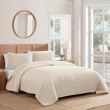 Imagem de Caribbean Joe Conjunto de colcha king size, macio, leve e relaxado, cinza-acastanhado