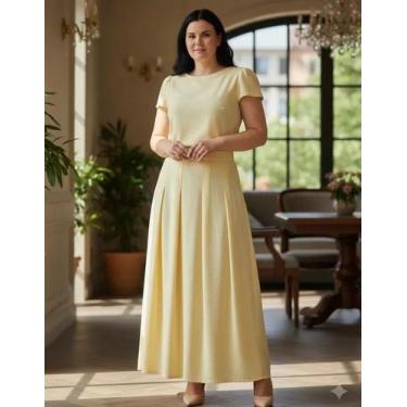 Imagem de Lindo Conjunto Saia Blusa Sensorial Evangelica Elegante - VALERIA ALVE